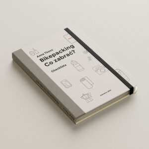 co zabrać na bikepacking książka mockup