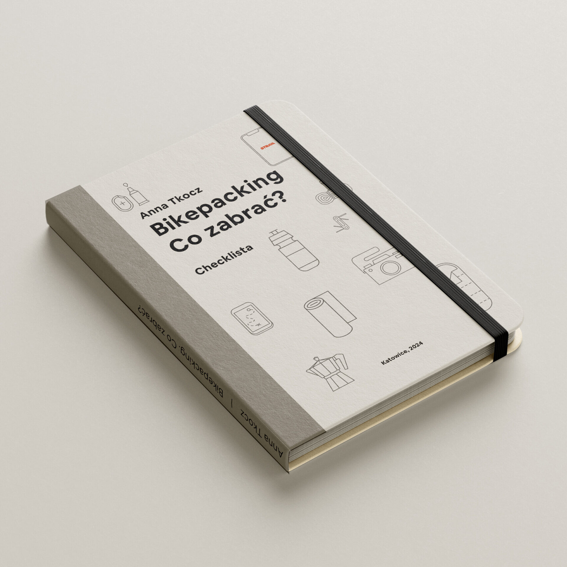 co zabrać na bikepacking książka mockup